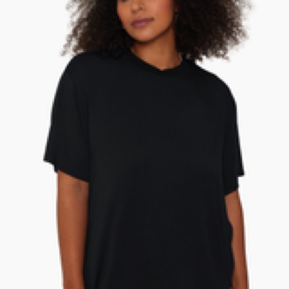 SET Active Black Oversized Tee